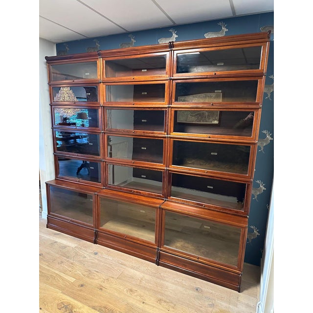 Large Bookcase from Globe Wernicke, 1890s, Set of 18 For Sale - Image 14 of 14