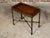 19th Century English 19th Century Mahogany Faux Bamboo Side Table with Carved Tray Top For Sale - Image 5 of 12