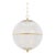 Hudson Valley Lighting Mark D. Sikes Sphere No. 3 1-Light Large Pendant, Aged Brass For Sale