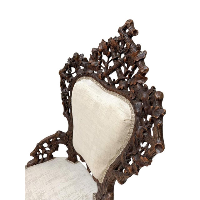 Black Forest Walnut Armchair by Matthijs Horrix for Horrix For Sale - Image 11 of 12