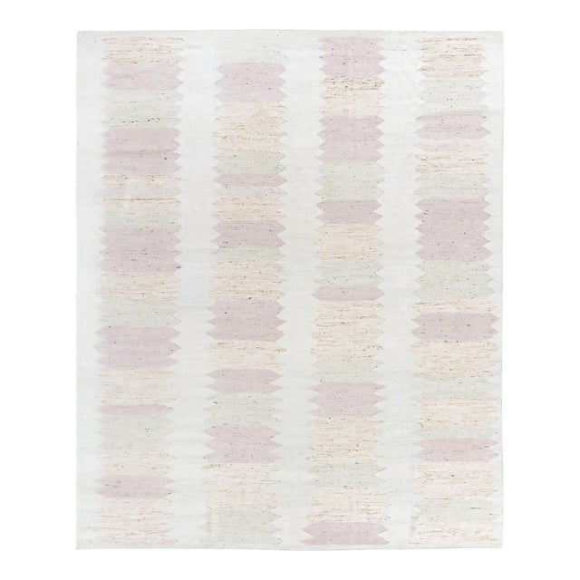 Swedish Style Kilim Deco Rug 8' X 10' For Sale