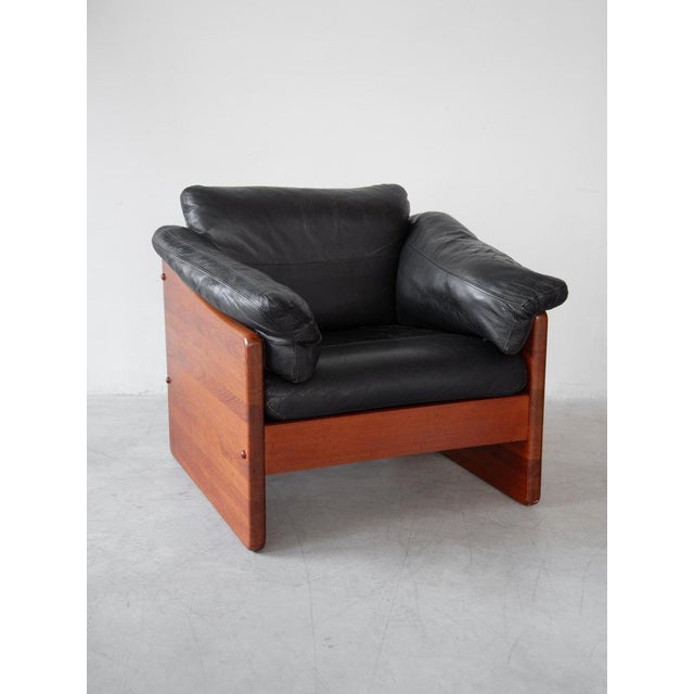 1970s Set of Scandinavian Modern Brutalist Pine Lounge Chairs, 1970s For Sale - Image 5 of 15