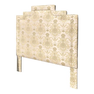 French Provincial Upholstered Queen Headboard For Sale
