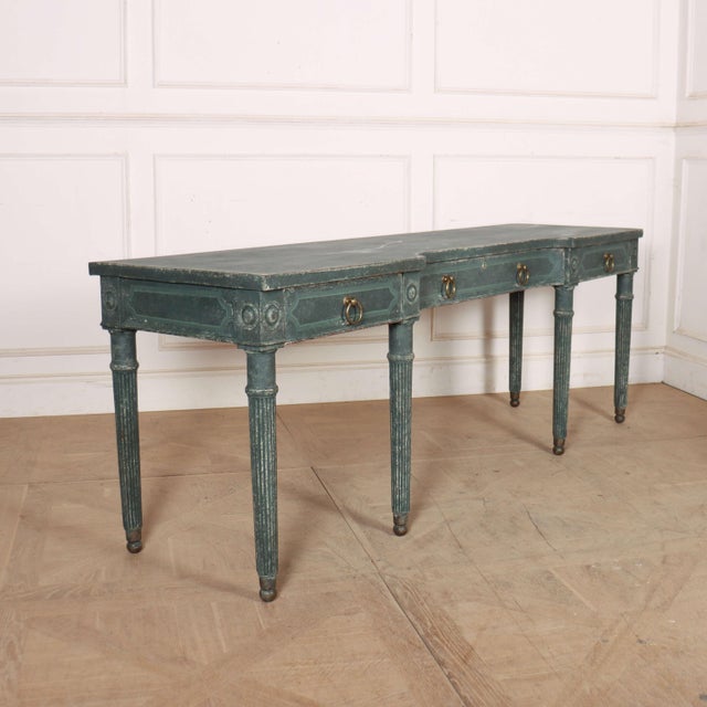 English Regency Console Table For Sale - Image 12 of 12