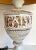 Pair of 1950's Fiorentine Italian Neo-Classical Porcelain Lamps For Sale - Image 4 of 13