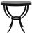 Contemporary NOIR Byron Side Table in Black Metal with Marble For Sale - Image 3 of 7