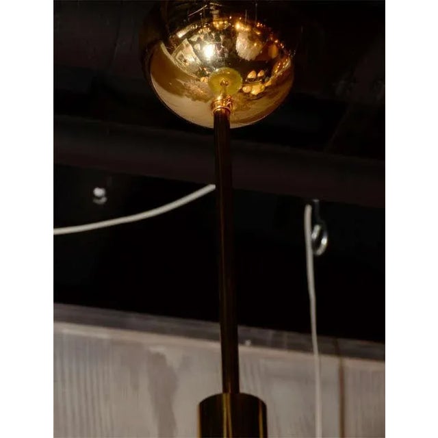 Mid-Century Modern Venini Large Glass Dome Pendant Light by Ludovico Diaz De Santillana For Sale - Image 3 of 9