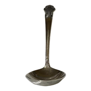 Sterling Solid Gravy Ladle Circa 1948 by Rogers International Silver in the Wedding Bells Pattern No Monogram