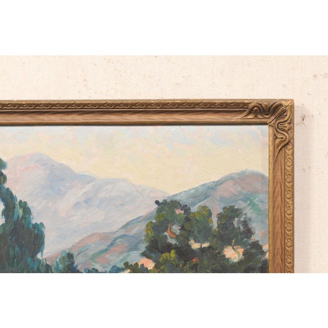 American West Landscape, Framed, Mid 20th C For Sale - Image 4 of 12