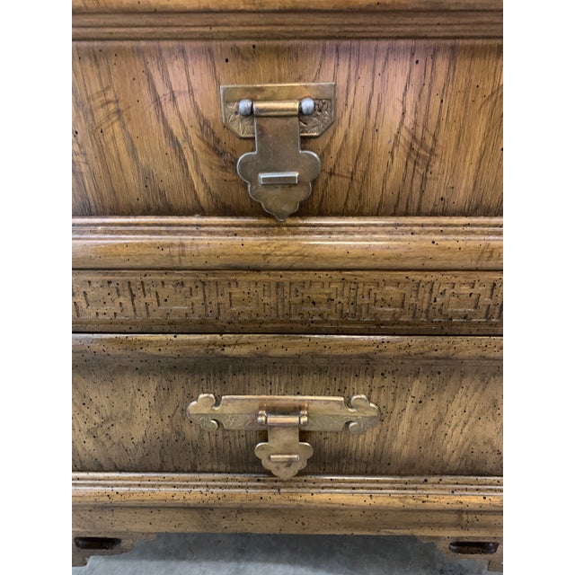 Wood Dixie Shangri La Nightstands a Pair For Sale - Image 7 of 12