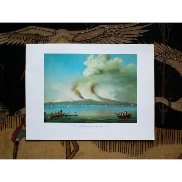 1960s 1964 "Vesuvius Seen From the Sea", First Edition Full-Color Print For Sale - Image 5 of 8