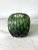 2010s Guaxs Glassworks Kashi Carved Glass Green Vase For Sale - Image 5 of 9