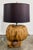 Pair of stunning vintage mid century era knotty burl wood table lamps. Two very substantial burlwood specimens make...