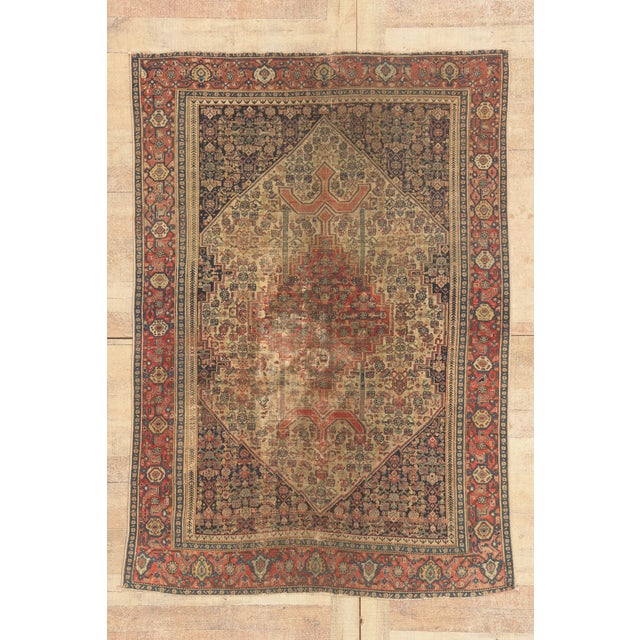 Late 19th Century Persian Malayer Rug, 04'06 X 06'05 For Sale - Image 10 of 10