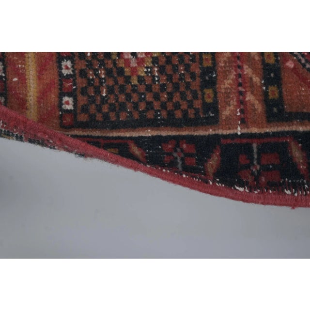 1970s Vintage Oushak Anatolian Red Rug 4'7" X 7'10" For Sale - Image 10 of 13