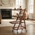 Four-Tier Walnut Bar Cart With Removable Trays, Modern Wood Serving Trolley With Wheels and Locking Casters For Sale - Image 10 of 11