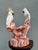 Vintage Italian Majolica Ceramic Cockatoo Planter on a Branch Stump For Sale - Image 4 of 9