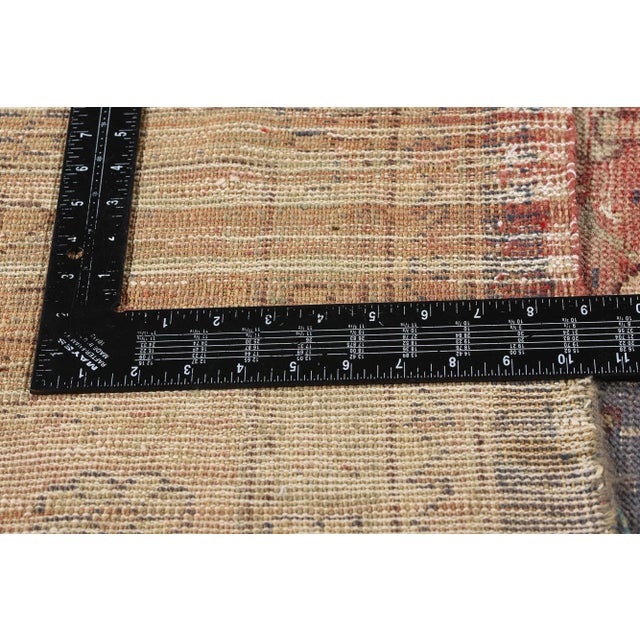 Distressed Antique Turkish Oushak Rug - 09'05 X 09'11 For Sale In Dallas - Image 6 of 9