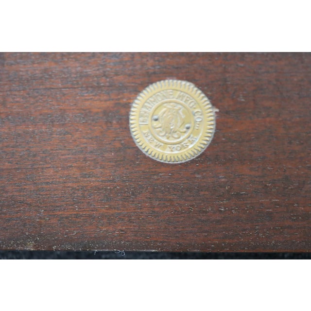 Aimone Mahogany & Satinwood Single Bed/Pair For Sale - Image 10 of 11