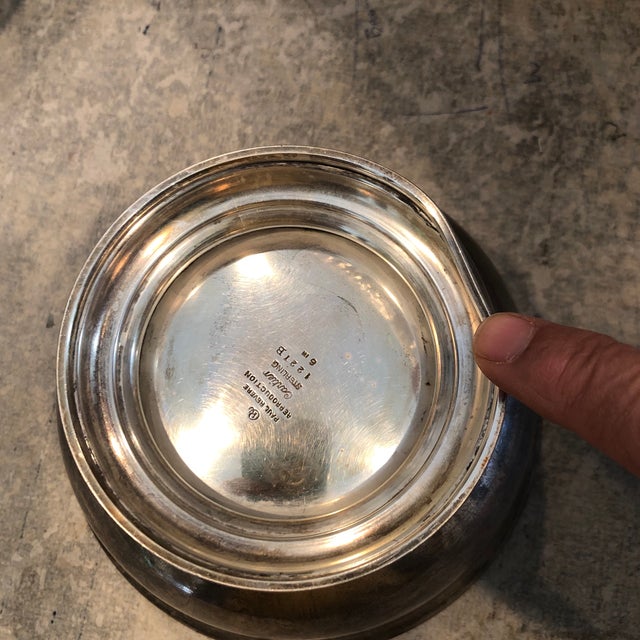 2010s Contemporary Paul Revere Reproduction Cartier Sterling Silver Bowl For Sale - Image 5 of 8