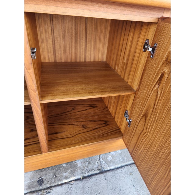 Mid-Century Modern Mid-Century Modern Teak Sideboard For Sale - Image 3 of 12