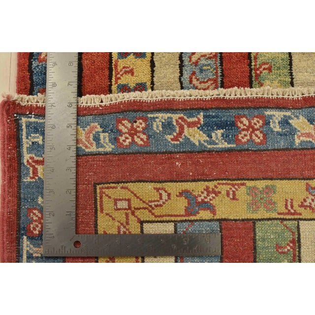 Kazak Runner 2’8” X 9’2” Multicolor Wool Hand-Knotted Oriental Rug For Sale - Image 12 of 12