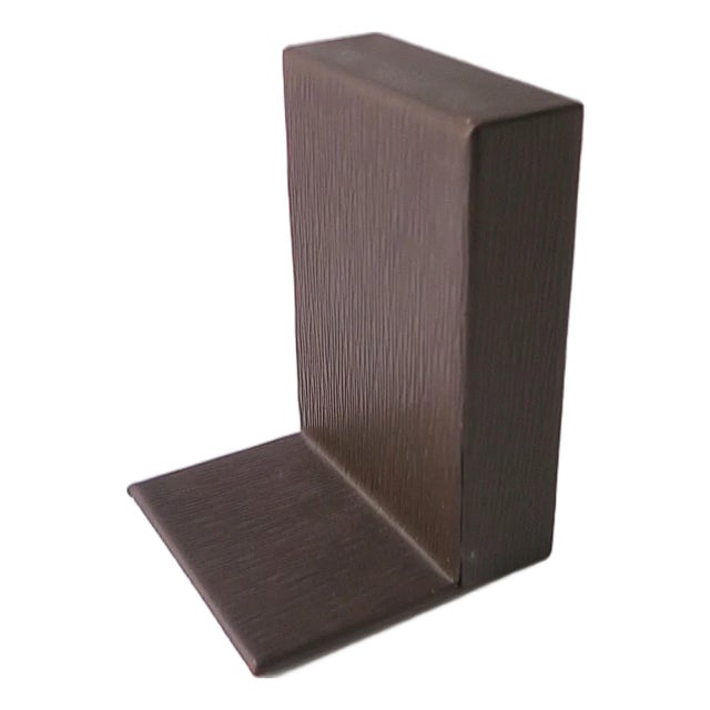 Leather Bookend Brown Epi After Louis Vuitton LV For Sale