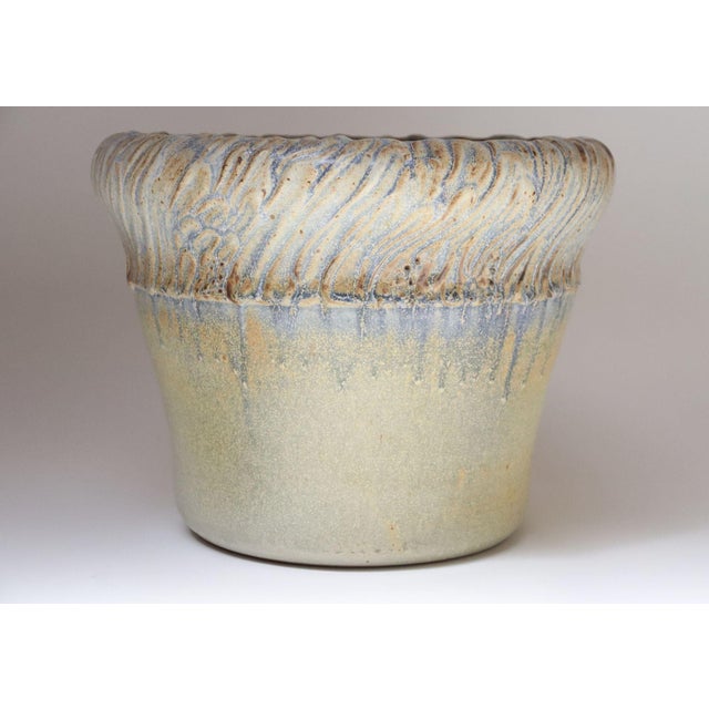 Large studio ceramic planter by ceramicist, Deanna Nichols (b. 1942-2017, Missouri). Holding a BFA from Kansas City Art...