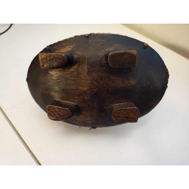 1960s Wooden Box with Two Birds on Top, 1960s For Sale - Image 5 of 8