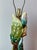 Ceramic Majolica Style Botanical Table Lamp For Sale - Image 7 of 13