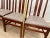 Brown Four Stickley Arts and Crafts Side Chairs Slat Back Leather Seats Solid Cherry For Sale - Image 8 of 14
