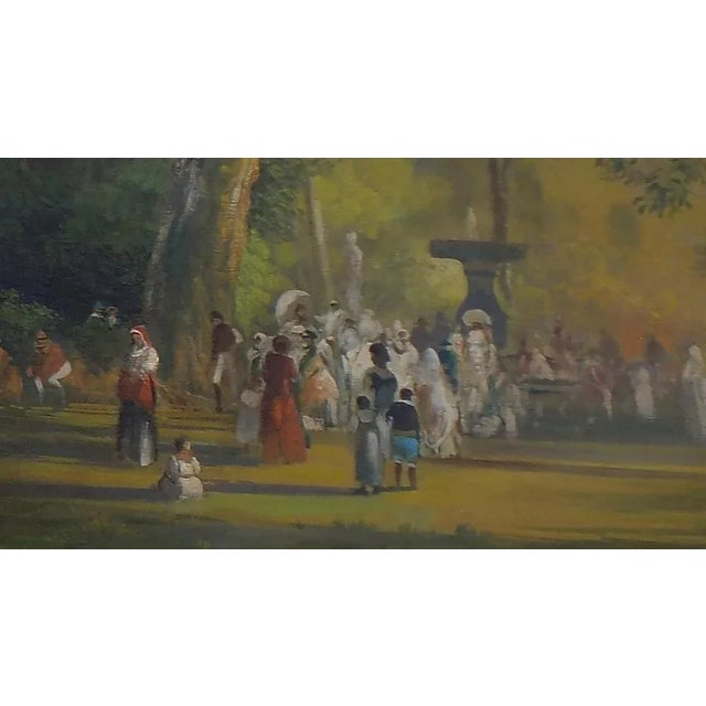 Contemporary Mario Locatelli, Landscape Painting, Positillipo School, 2004, Oil on Canvas, Framed For Sale - Image 3 of 6