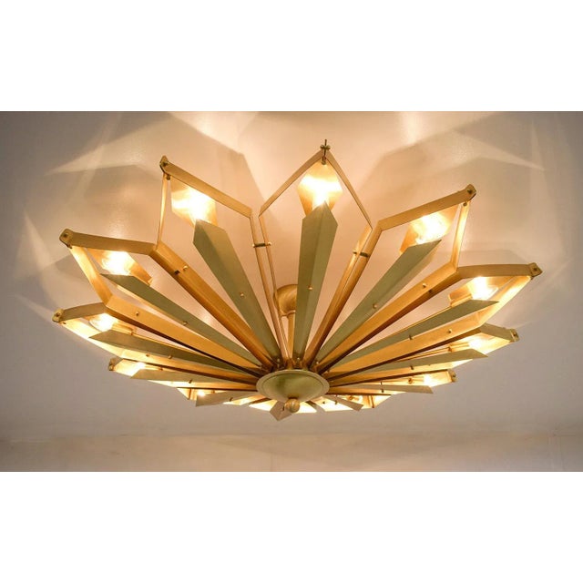 Fabio Ltd 21st Century Dahlia Flush Mount by Fabio Ltd For Sale - Image 4 of 10