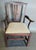 Comfortable and sharp-looking 18th-century British mahogany armchair with slip seat.