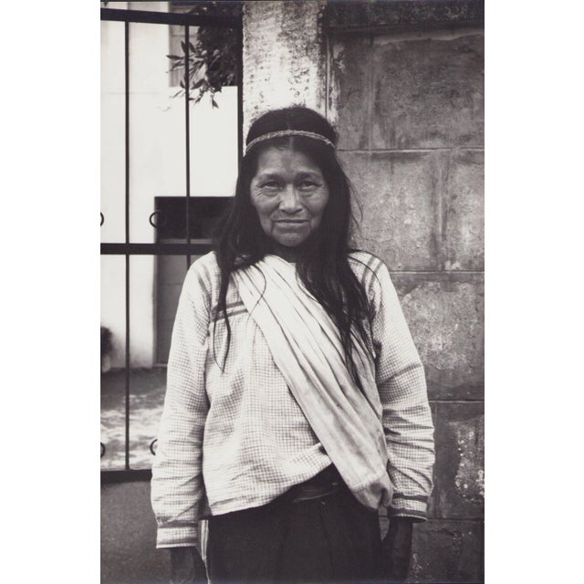 Hanna Seidel, Ecuadorian Indigenous Woman, 1960s, Black and White Photograph For Sale