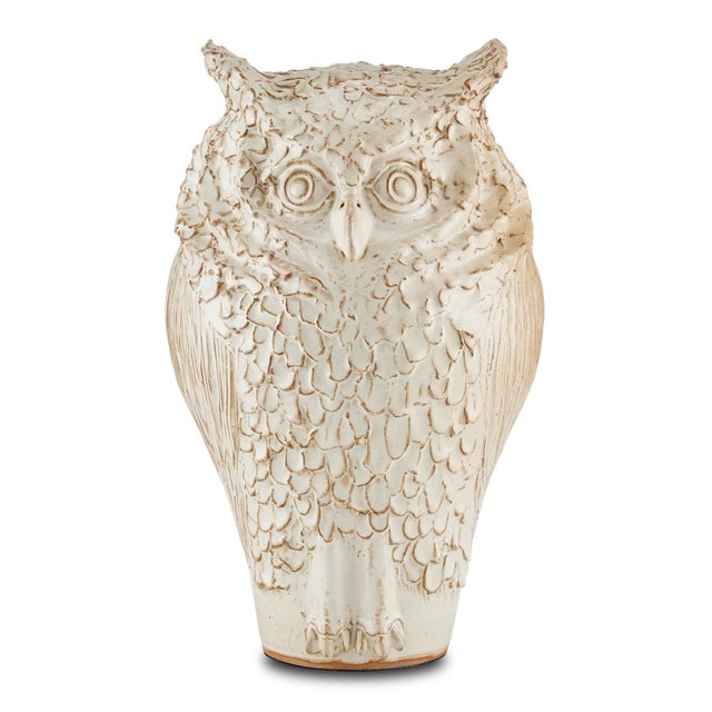 Currey & Company Minerva Large Owl For Sale In Atlanta - Image 6 of 6