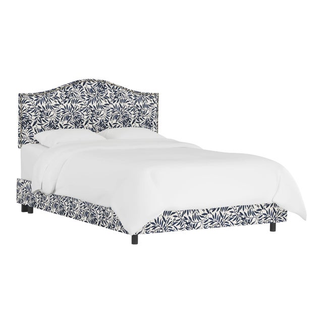 Ashland Bed in Blue Voysey Vine, California King For Sale In Chicago - Image 6 of 6