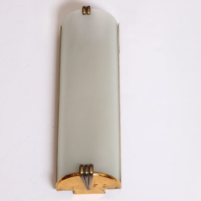 Single Art Deco Sconce, France Circa 1930s For Sale - Image 4 of 6