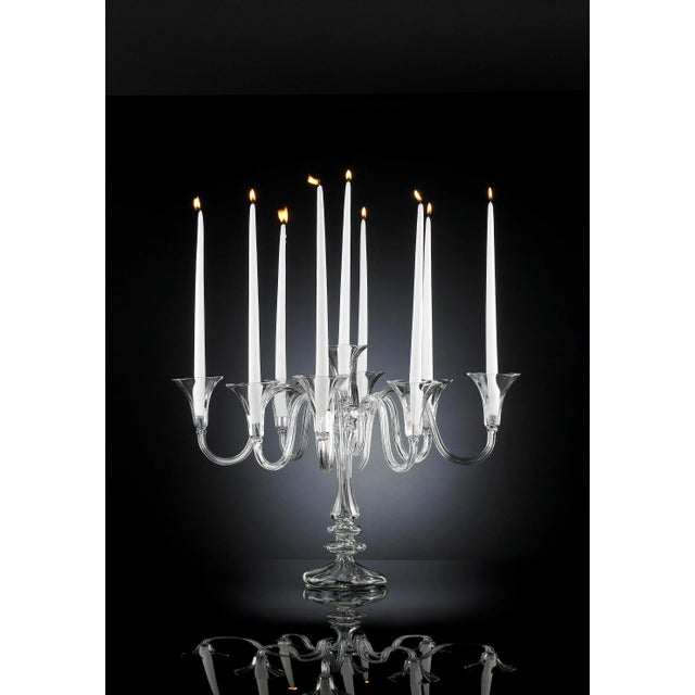 Contemporary Italian Royal Pyrex x9 Candelabra from VGnewtrend For Sale - Image 3 of 6