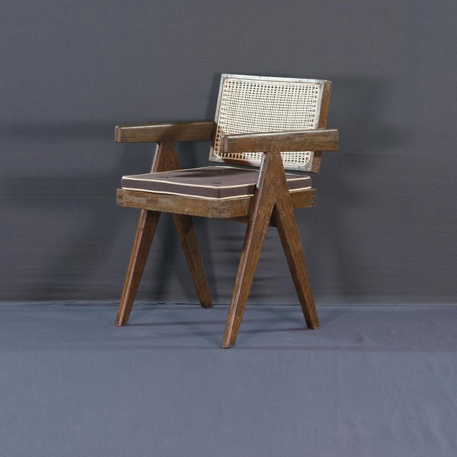 Vintage Chairs by Pierre Jeanneret, 1956, Set of 6 For Sale - Image 16 of 18