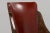 Wood 1930s French Art Deco Maple Gondola Dining Chairs W/ Red Faux Leather - Set of 6 For Sale - Image 7 of 18