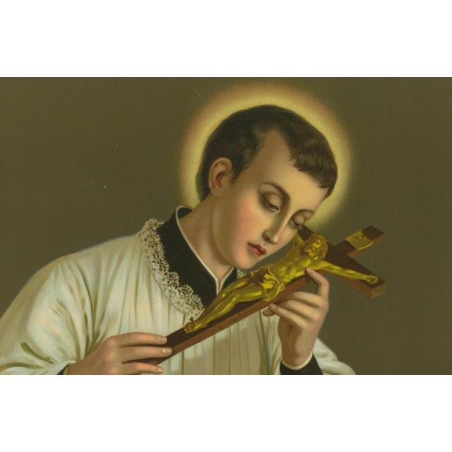 This beautiful early 20th-century German chromolithograph depicts the Adoration of the Magi, one of the most cherished...