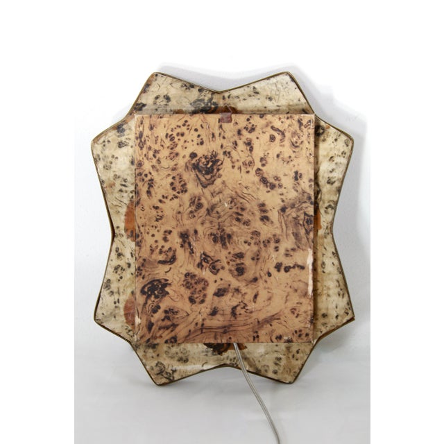 Cream Mid-Century Modern Religious Wall Lamp, Italy, 1950s For Sale - Image 8 of 14