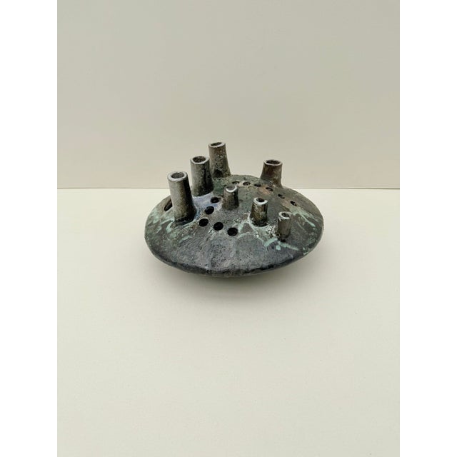 Ceramic Flower Vase, 1960s For Sale - Image 10 of 11
