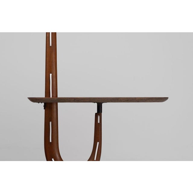 Giraffe Tablet Floor Lamp from Rispal, France, 1950s For Sale - Image 4 of 18