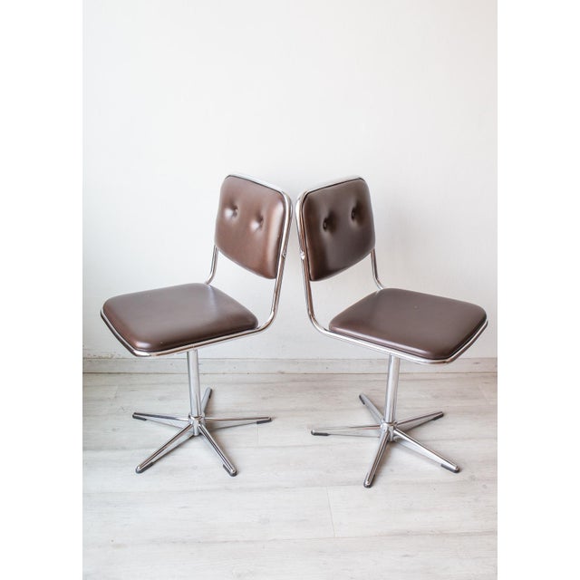 Set of Belgian Office Chairs by Unic Design, 1970 For Sale - Image 7 of 12