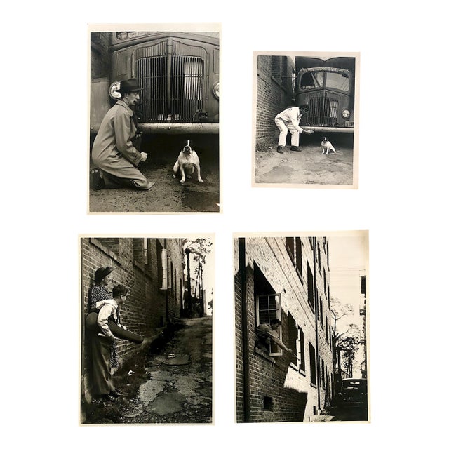 Four Scene-Setting Photos With Narrative of Norman Rockwell’s “Road Block” For Sale
