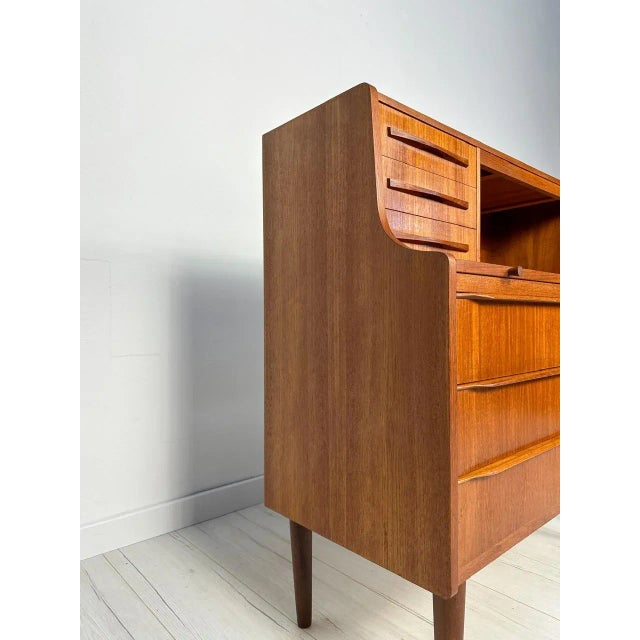 Mid-Century Danish Teak Secretary, 1960a For Sale - Image 4 of 15