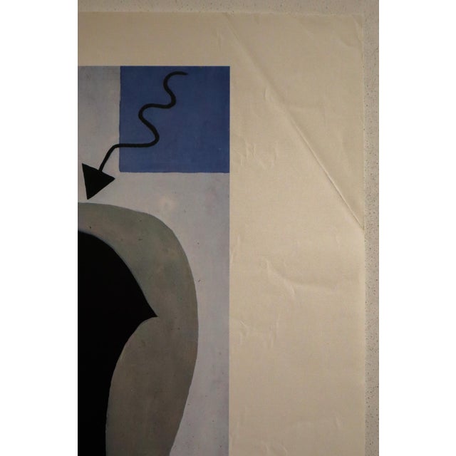 1986 Danish Exhibition Poster - Vilhelm Bjerke-Petersen For Sale - Image 6 of 6
