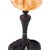 Art deco desk lamp with a bakelite base that includes a small ashtray to support one sigaret. This lamp has been rewired...